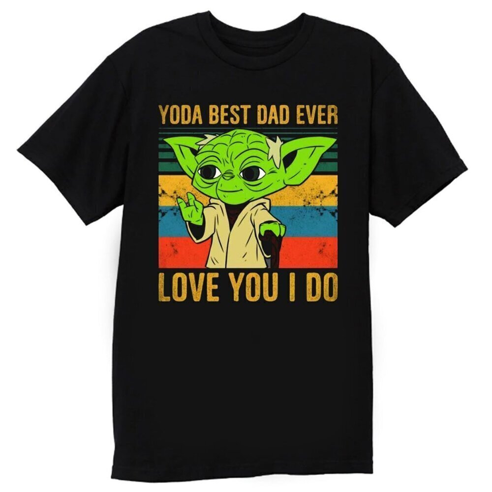 Yoda Best Dad Love You I Do Funny Quotes Star Wars Retro Fathers Day Gift